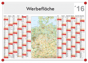 Landkartenkalender-Deutschland